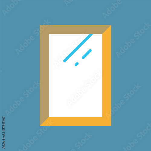 シンプルな置き鏡アイコン