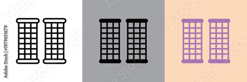 シンプルなカールアイコン