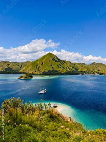 Kelor Island Summit Overlooking Turquoise Bay in Komodo National Park