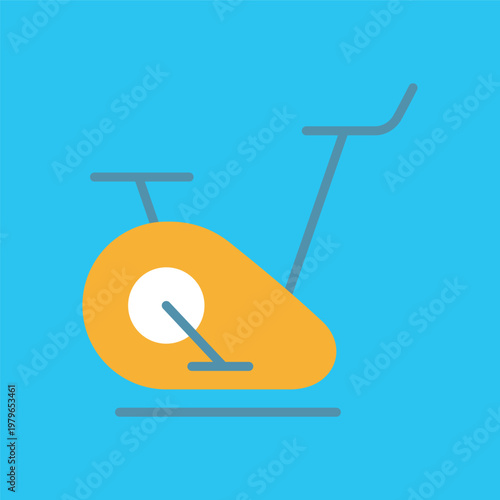 シンプルなサイクルマシンアイコン