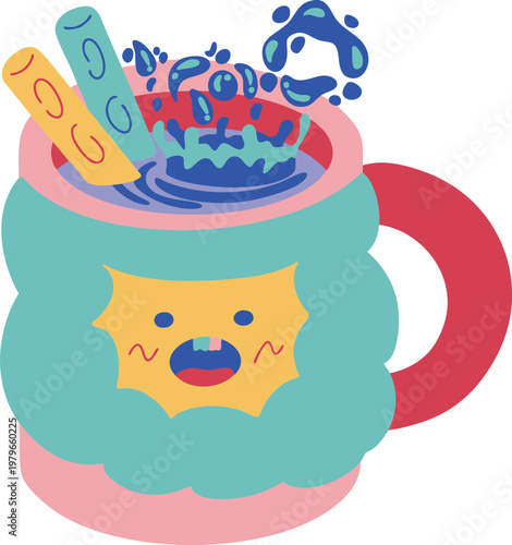 Zero Gravity Water in Cup