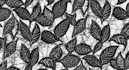 seamless pattern with leaves