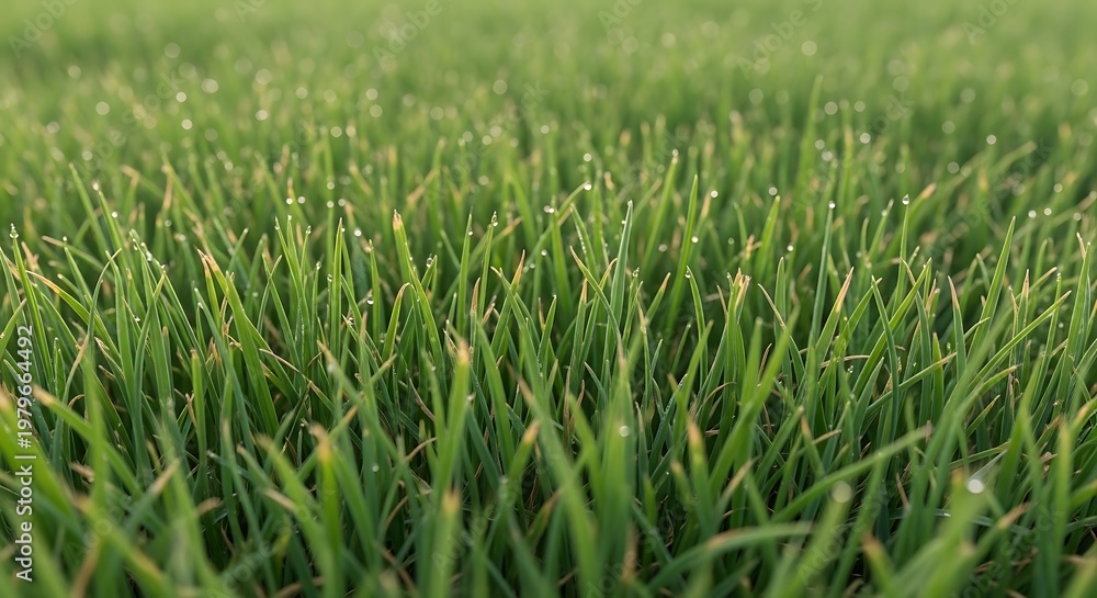 Obraz premium A Close-up Of A Field Of Green Grass