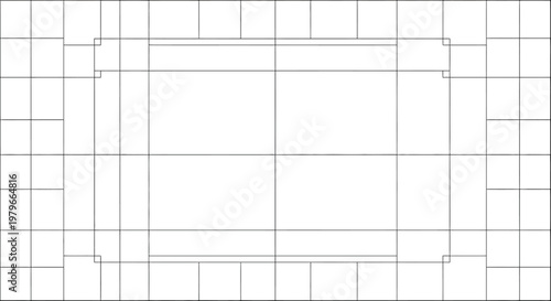 Modern Blueprint Grid Overlay for Design and Architecture Projects