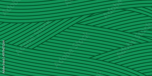 farm green banner, organic abstract background with fields. wavy green lines, natural organic products. ecology background. striped farmer green Pattern