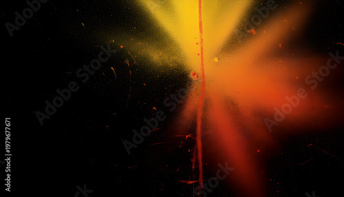 Dynamic Fiery Light Streaks Glow Effect