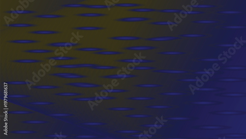 Abstract dark blue and olive green gradient background with numerous blurred blue oval shapes creating dynamic and modern visual effect across surface.