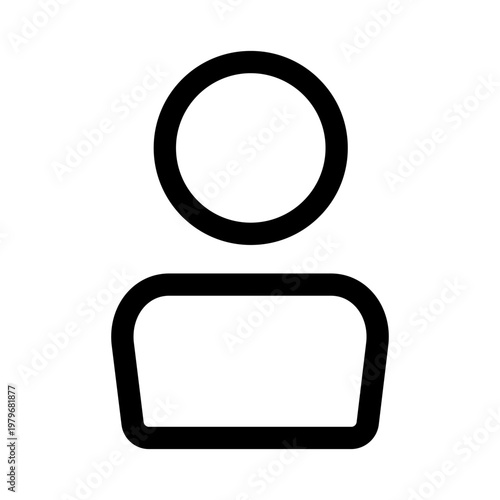 User icon vector. Profile Illustration sign. Account symbol. Avatar logo. Design for web and app.