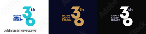 Abstract Twist Logo Anniversary 36, 36 Happy Anniversary with Luxury and Elegance. Editable file