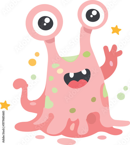 Cute Pink Monster 