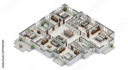 Office Building Floor Plan Layout.