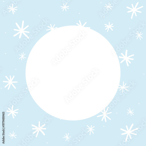 christmas background with snowflakes
