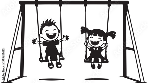 Whimsical kids doodle valentine scenes showing couples exchanging gifts and flowers, families baking, children playing, blue ink landscape romantic moments