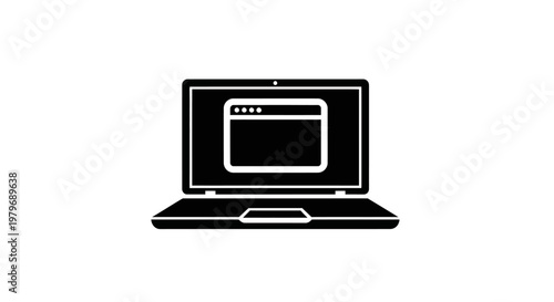 Laptop computer device technology screen.