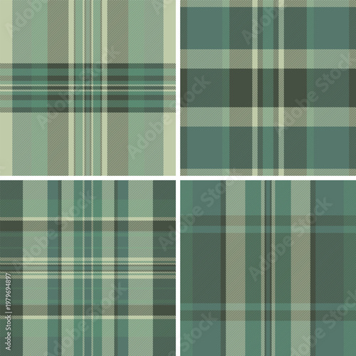 Plaid collection for bespoke tailoring and exclusive sewing projects. Vector patterns enhance small batch garments, scarves, jackets, and digital designs.