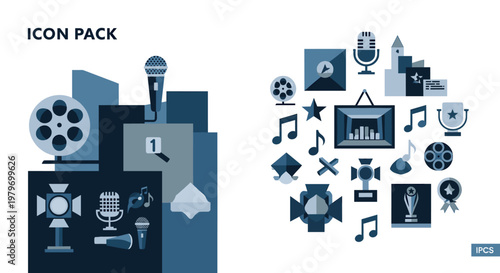 Stylish vector illustration conveying focus and illumination, perfect for promoting creativity, innovation, and a sense of direction in marketing mate