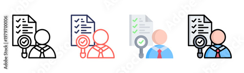 Compliance icon sheet multiple style collection