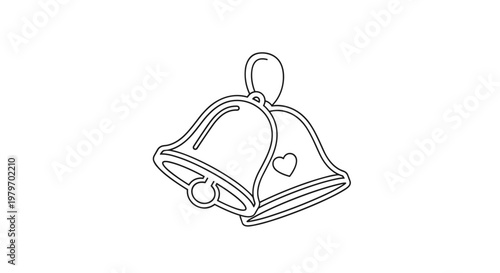 Bell Metal Object With Clapper Inside.