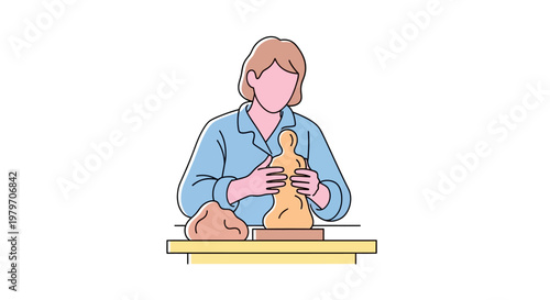 Woman holding a ginger cat.