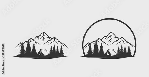 A purple silhouette of a delivery driver riding a scooter with a large cargo box on the back