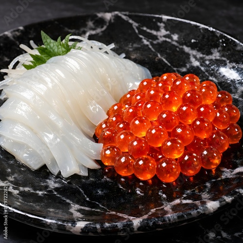 Ika Squid & Ikura Salmon Roe