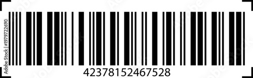 Barcode for store price tags. EAN code sticker, linear barcode for product labels, mark template designs with serial number for discount sticker, retail inventory system for barcode reader, scanner
