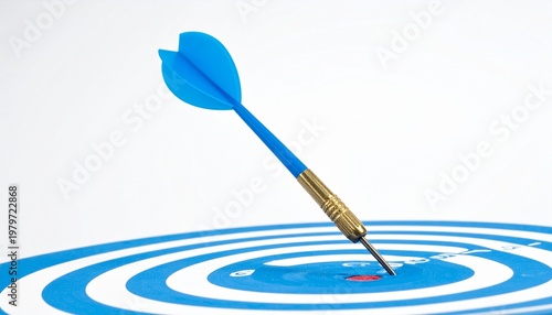 Arrow hitting bullseye on target symbolizing precision and accuracy
