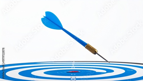 Arrow hitting bullseye on target symbolizing precision and accuracy