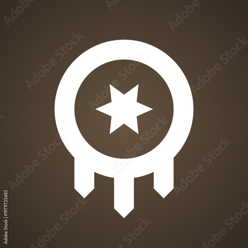 Shield - symbol from the flag of Tulsa