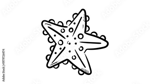 Minimalist Hand-Traced Vector Illustration of a Mechanical Gear Cog Icon, Clean Scalable Line Art Outline for Industrial Design, Engineering, Settings, and Technical Progress Concepts.