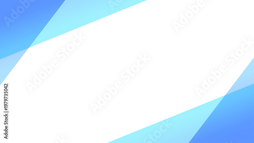 グラデーションの幾何学的ビジネスフレーム背景素材　水色