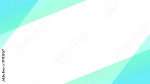 グラデーションの幾何学的ビジネスフレーム背景素材　緑