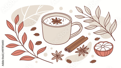 Morning self care ritual with hormonal balancing drinks on cozy bed in soft sunlight creating calm wellness atmosphere and natural lifestyle concept