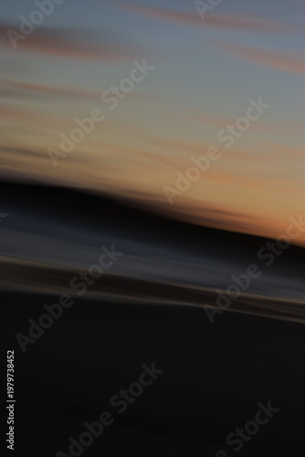 Εκτύπωση καμβά blurry sunset dreamscape