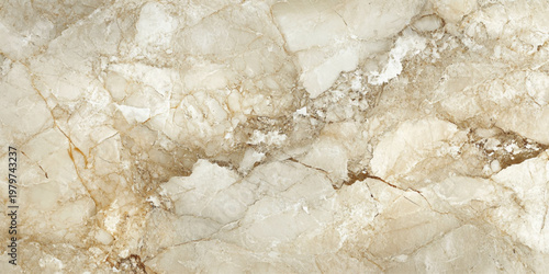 Close-up of Natural Stone Slabs with Cream Layers. 
