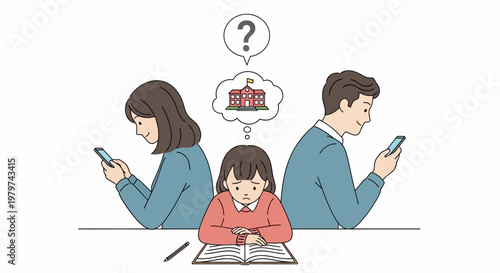 Digital Distraction Parents' Smartphone Use Creates Educational Uncertainty and Emotional Neglect for Child in Modern Family