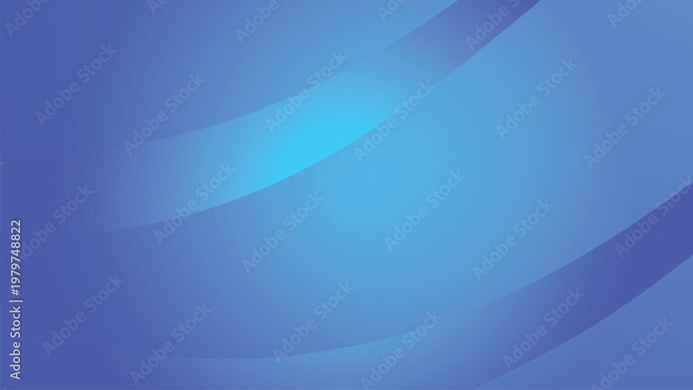Fototapeta premium Abstract Blue Gradient Wave Background with Soft Light Effects, wallpaper