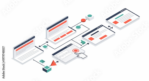 A flowchart illustrating a web browsing process.