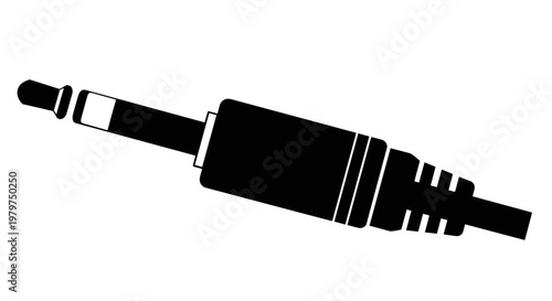 Audio jack plug connector.