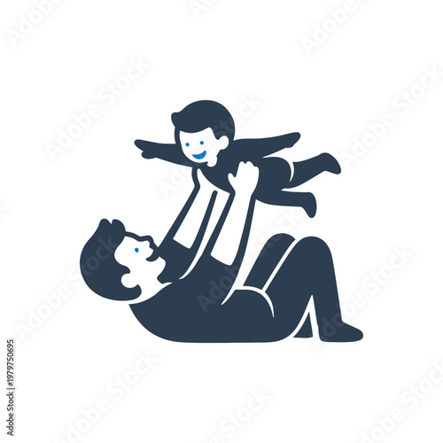 Lifting High Airplane Play Icon