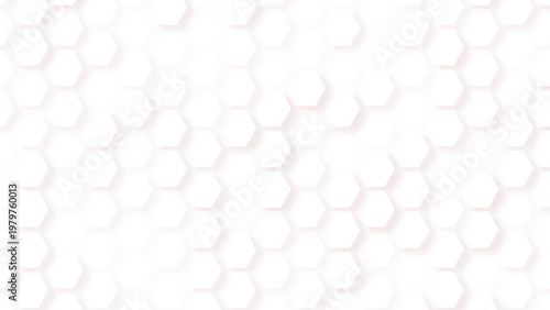 Elegant White Geometric Mosaic Wall Texture. 