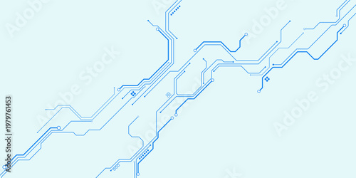 Dots and lines connection circuit design