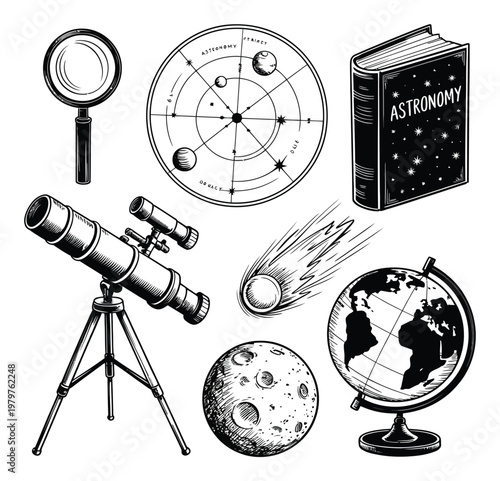 set of vector images of the world