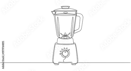 Blender Kitchen Appliance Home Device.