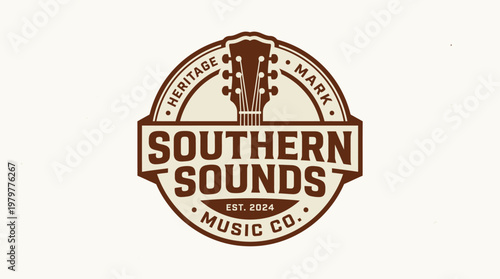 Southern Sounds Music Company logo featuring guitar headstock design.