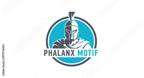 Spartan Warrior Helmet Emblem - A Symbol of Strength and Courage.