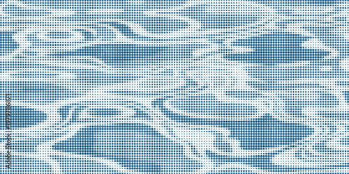 Blue and white water ripples light surface overlay background. 3d clear ocean surface pattern with reflection effect backdrop. Marble desaturated texture.
