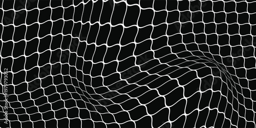 Net pattern. Rope net vector silhouette. Soccer, football, volleyball, tennis and tennis net pattern. Fisherman hunting net rope texture or pattern.
