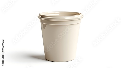 Coffee Cup's Minimalistic Aura: A pristine coffee cup, designed with a sleek and simple aesthetic, perfectly captures the essence of refined minimalism.