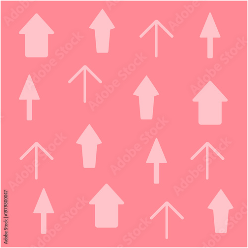 上方向の矢印模様の背景イラスト
